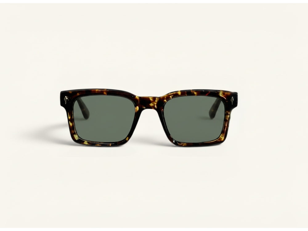 Lentes de sol TR-90 degradado carey vista frontal - Wayfarer TR-90 Degradado Carey Sol - Guacamayo