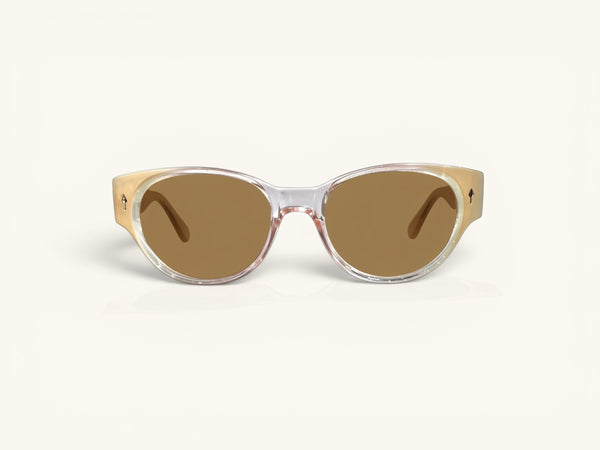Lentes de sol TR-90 carey vista frontal - Cristal TR-90 Carey Sol - Guacamayo