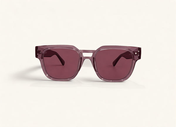 Lentes de sol TR-90 vino vista frontal - Bloque TR-90 Vino Sol - Guacamayo