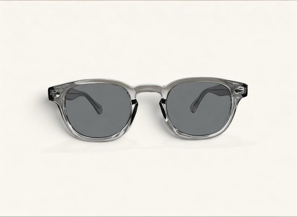 Lentes de sol TR-90 gris metalizado vista frontal - Ovo TR-90 Gris Metalizado Sol - Guacamayo